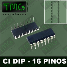 74LS48 -  CI Decoder Driver BCD to 7-Segment Decoder consisting of NAND DIP 16Pinos - SN74LS48N -  BCD to 7 Segment Decoder/Driver - 16Pinos (Fab. ON)